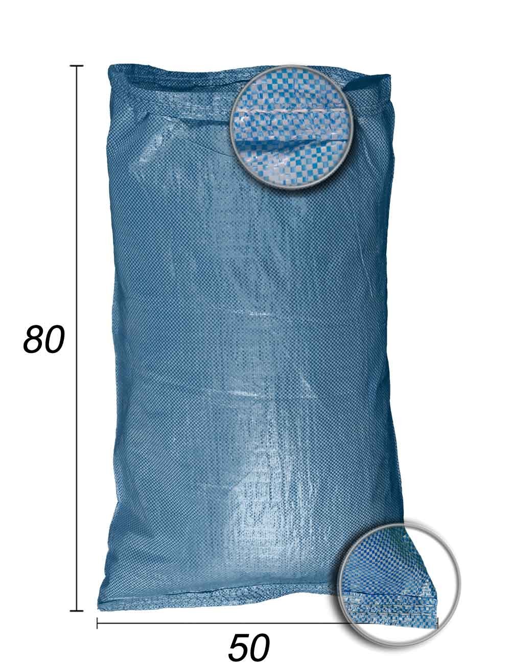 Schüttgutsack aus Polypropylen Blau - 50X80