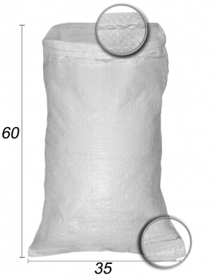 PP-Säcke Wiederverwendbar Gewebte Leinwand - 35X60