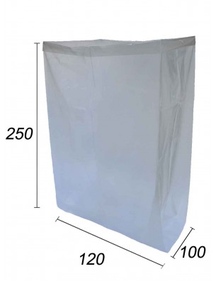 Plastikhülle Transparent 70 Mikron - 100X120X250