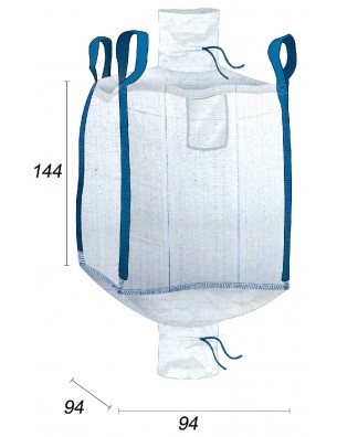 Big Bag Standard-Lebensmittel - 94X94X144