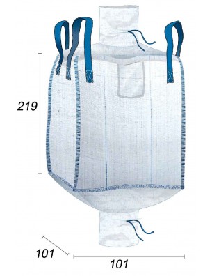 Big Bag 2m3 Großer Inhalt - 101X101X219
