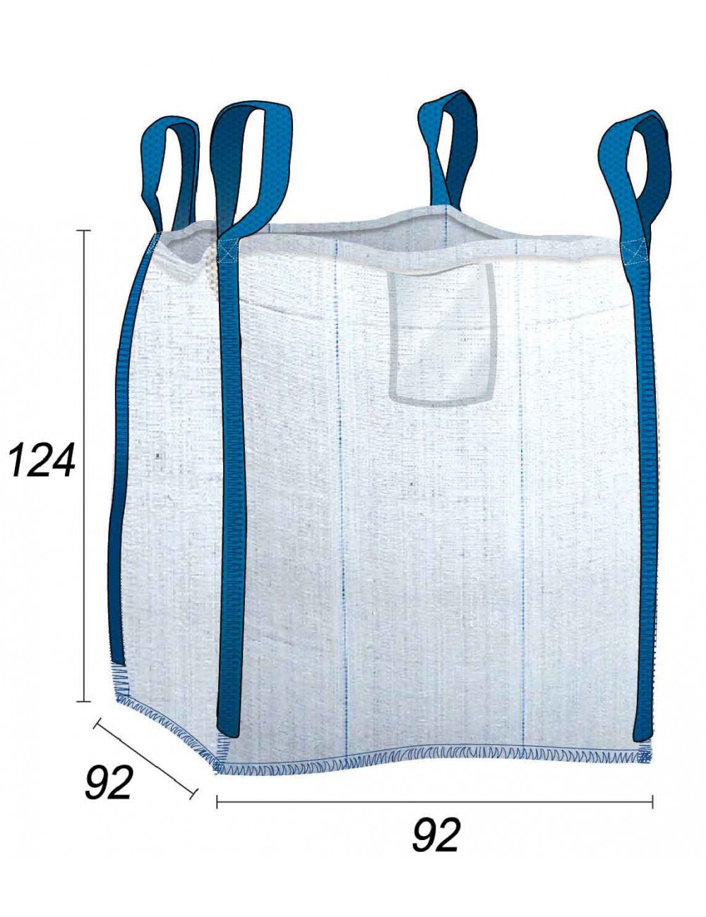 Big Bag Ultra-strapazierfähige Leinwand mit 240gr/m². - 9