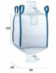 Big Bag Résistance 600 kg Goulotte haut et bas - 95X95X105